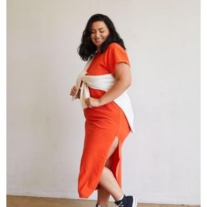 NWT FOR DAYS SS Maxi Dress in Electric Red  (XL)